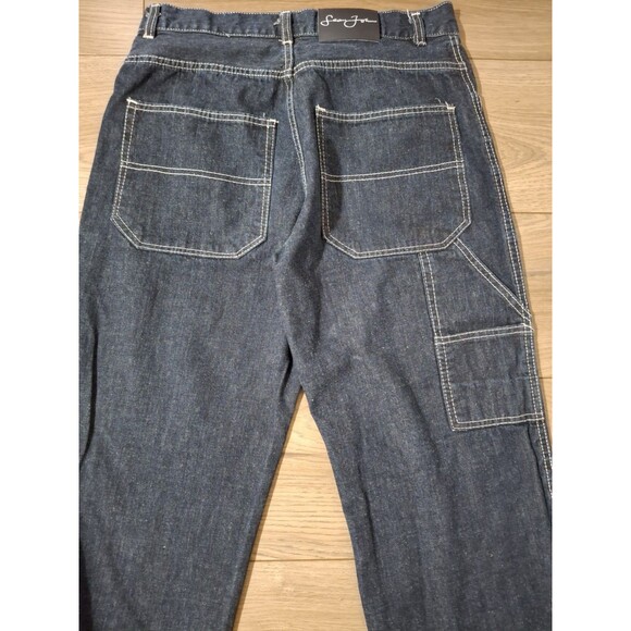 Vintage Sean John Men's Carpenter Pants 30x30 MISSING BUTTON Loose Baggy Y2K - Picture 5 of 8